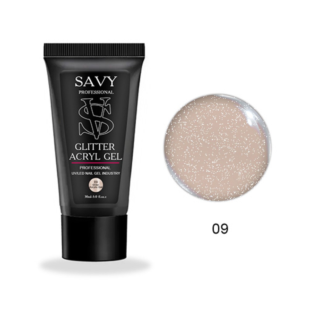 Acryl Gel Shimmer, 30 ml, SavyProfessional Nr.09 | Savy Professional