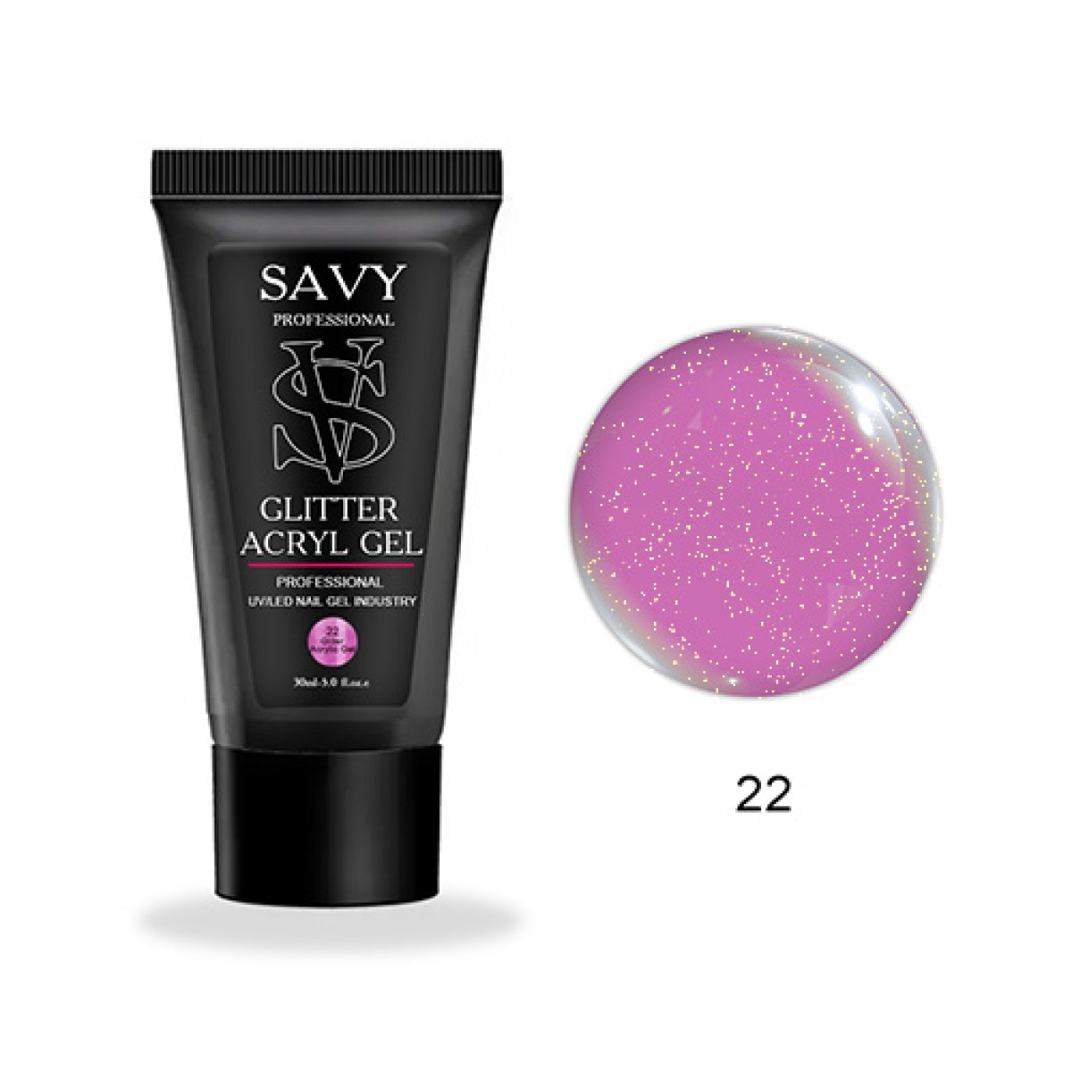 Acryl Gel Shimmer, 30 ml, SavyProfessional Nr.22 | Savy Professional