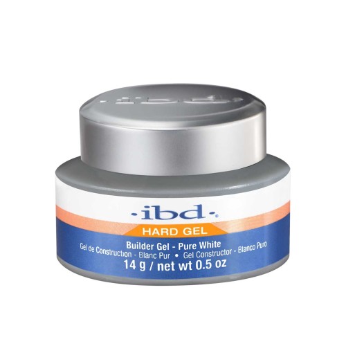Gel de unghii UV, 14 g, 3 in 1 autonivelant, IBD Builder Gel Pure White | Savy Professional