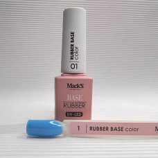 Base coat UV de unghii, 12 ml, Rubber Base Color Macks 01