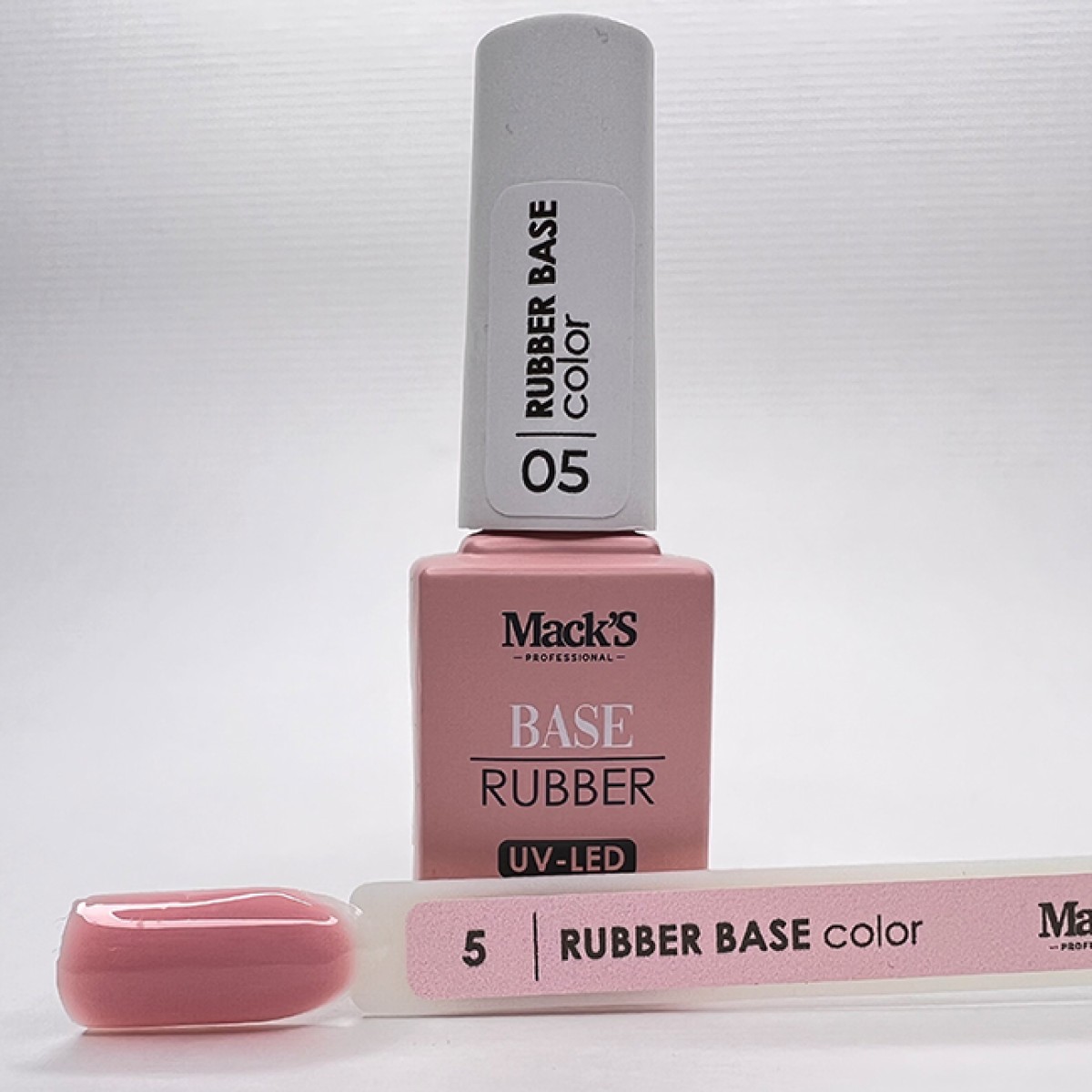 Base coat UV de unghii, 12 ml, Rubber Base Color Macks 05 | Savy Professional