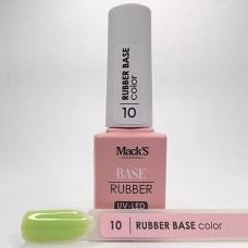 Base coat UV de unghii, 12 ml, Rubber Base Color Macks 10