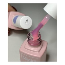 Base coat UV de unghii, 12 ml, Base Cover Macks 01 Kitty Pink