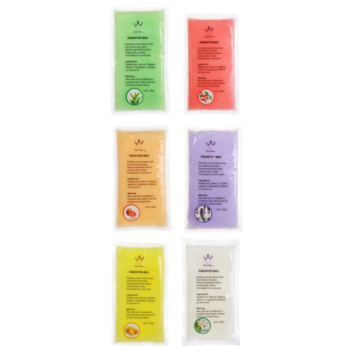 Parafina pentru tratament, Diferite arome, 450g