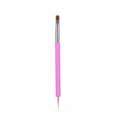 Pensula unghii cu punctator, roz