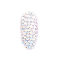 Cristale de unghii diverse marimi, Opal White, 350buc