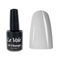 Base Coat UV de unghii, 9 ml, Le Vole Fibergel Shimmer Milky