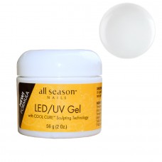 Gel de unghii UV/LED, 56 g, 3 in 1 Autonivelant, All Season Thick Clear