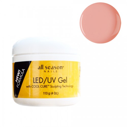 Gel UV/LED, All Season, 3 in 1 Autonivelant, Opaque Pink, 113G