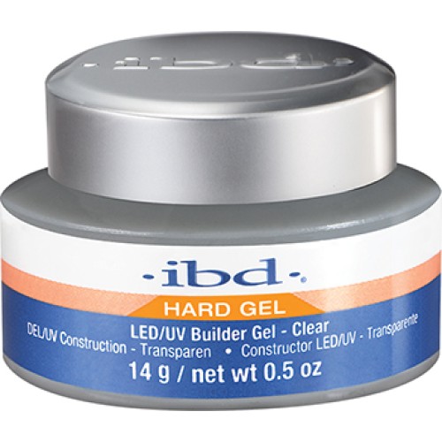 Gel LED/UV IBD Builder Gel, Autonivelant, Clear, 14g