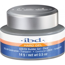 Gel de unghii LED/UV, 14 g, autonivelant, IBD Builder Gel Clear