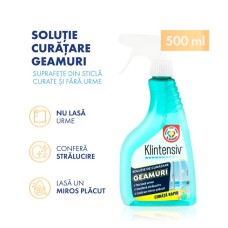 Soluție curățare geamuri Klintensiv, 500 ml