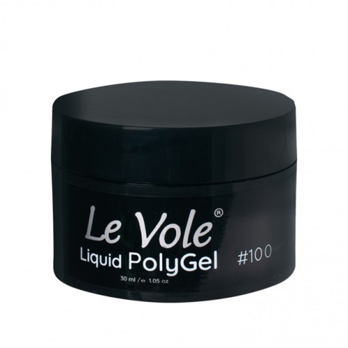 Liquid polygel de unghii, 30ml, Le Vole Liquid Polygel Clear #100 | Savy Professional