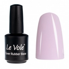 Base Coat UV de unghii, 9 ml, Le Vole Cover Rubber Base Milky Pink
