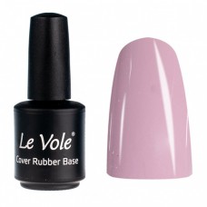 Base Coat UV de unghii, 15 ml, cauciucata, Le Vole Cover Rubber Base Pink