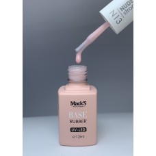 Base coat UV de unghii, 12 ml, Nude Base Strong Macks 13