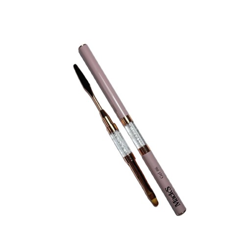 Pensula unghii pentru acrygel cu spatula, Nr.6, Macks | Savy Professional