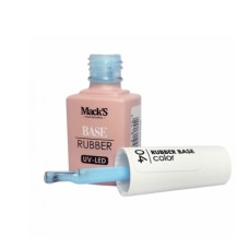 Base coat UV de unghii, 12 ml, Rubber Base Color Macks 04