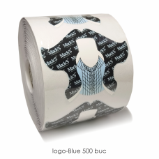 Sabloane Unghii, Macks Logo Blue, 500buc