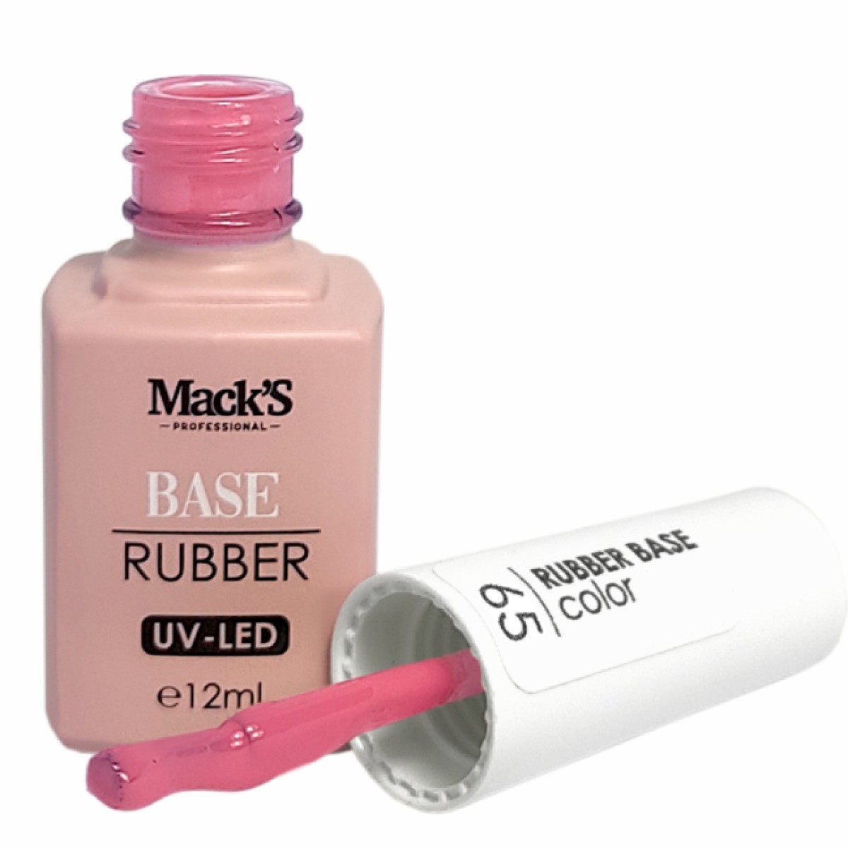 Base coat UV de unghii, 12 ml, Rubber Base Color Macks 65 | Savy Professional