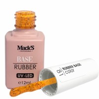 Base coat UV de unghii, 12 ml, Rubber Base Color Macks 81