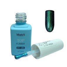 Finish UV de unghii, 12 ml, Macks Shimmer Top 10