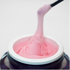 Acrylgel de unghii, 15 ml, Gelaxyo S2 Shimmer Pink
