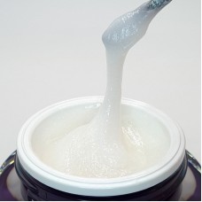 Acrylgel de unghii, 15 ml, Gelaxyo S1 Shimmer White